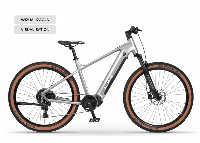 Ecobike SX 300 Silver 2027 | E-MTB Hardtail | Bafang M410HD 100 Nm | bis 1008 Wh