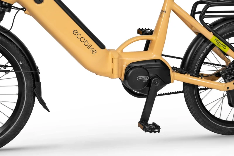 Ecobike Rhino Cruise Automatic 2027 | E-Faltrad | Automatik + Gates Riemen | Bafang M210 80 Nm
