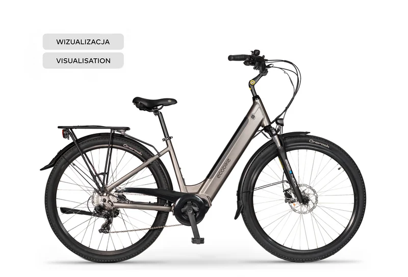 Ecobike Volt+ 2027 | City E-Bike mit Bafang M210 Mittelmotor 80 Nm | 504 Wh