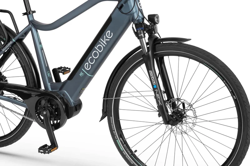 Ecobike MX Blau 20"/23" – City E-Bike Pedelec, Nabenschaltung, Ananda 100Nm