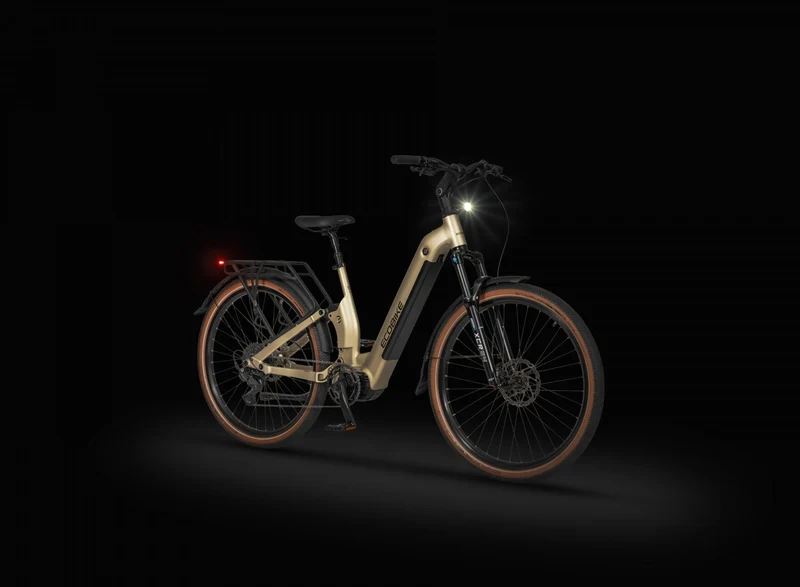 Ecobike FLEX SCHWARZ/TITAN- 2026 Trekking FULLY Power-Bike mit Bafang 100Nm Drehmoment und 900 Wh Akku