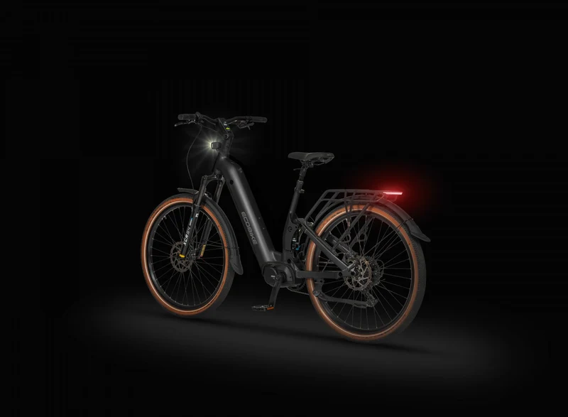 Ecobike FLEX SCHWARZ/TITAN- 2026 Trekking FULLY Power-Bike mit Bafang 100Nm Drehmoment und 900 Wh Akku