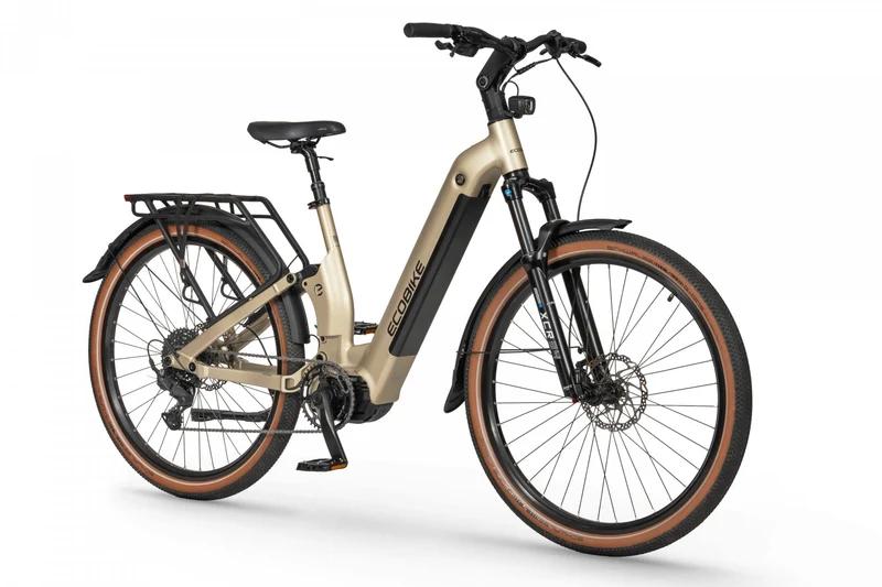 Ecobike FLEX SCHWARZ/TITAN- 2026 Trekking FULLY Power-Bike mit Bafang 100Nm Drehmoment und 900 Wh Akku