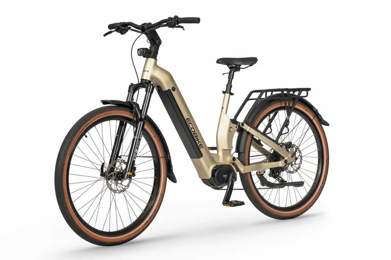 Ecobike FLEX SCHWARZ/TITAN- 2026 Trekking FULLY Power-Bike mit Bafang 100Nm Drehmoment und 900 Wh Akku