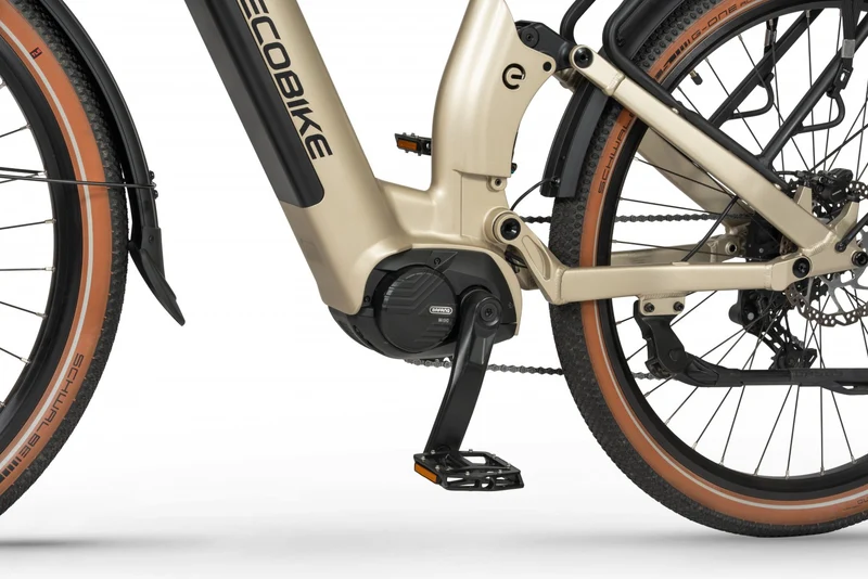 Ecobike FLEX SCHWARZ/TITAN- 2026 Trekking FULLY Power-Bike mit Bafang 100Nm Drehmoment und 900 Wh Akku