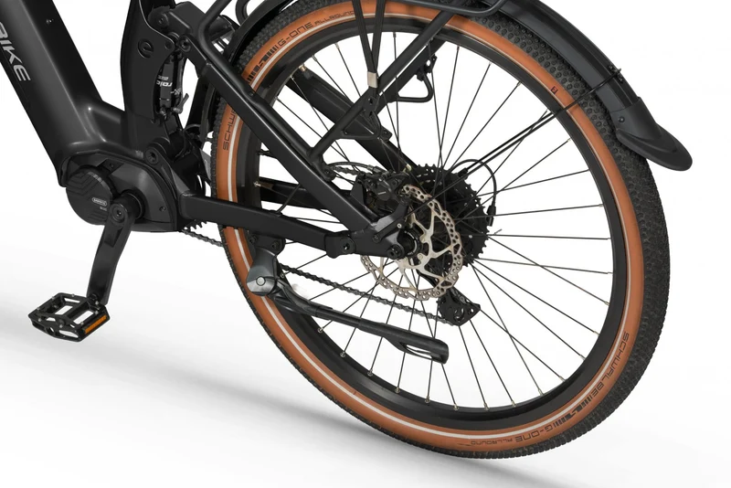 Ecobike FLEX SCHWARZ/TITAN- 2026 Trekking FULLY Power-Bike mit Bafang 100Nm Drehmoment und 900 Wh Akku