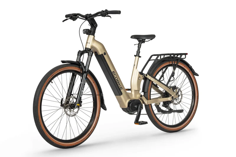 Ecobike FLEX SCHWARZ/TITAN- 2026 Trekking FULLY Power-Bike mit Bafang 100Nm Drehmoment und 900 Wh Akku