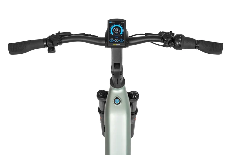 Ecobike LX 400 Silber&Black City E-Bike Pedelec, Nabenschaltung, Mittelmotor, Riemenantrieb Gates, Bafang M410HD 100Nm