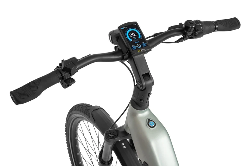 Ecobike LX 400 Silber&Black City E-Bike Pedelec, Nabenschaltung, Mittelmotor, Riemenantrieb Gates, Bafang M410HD 100Nm