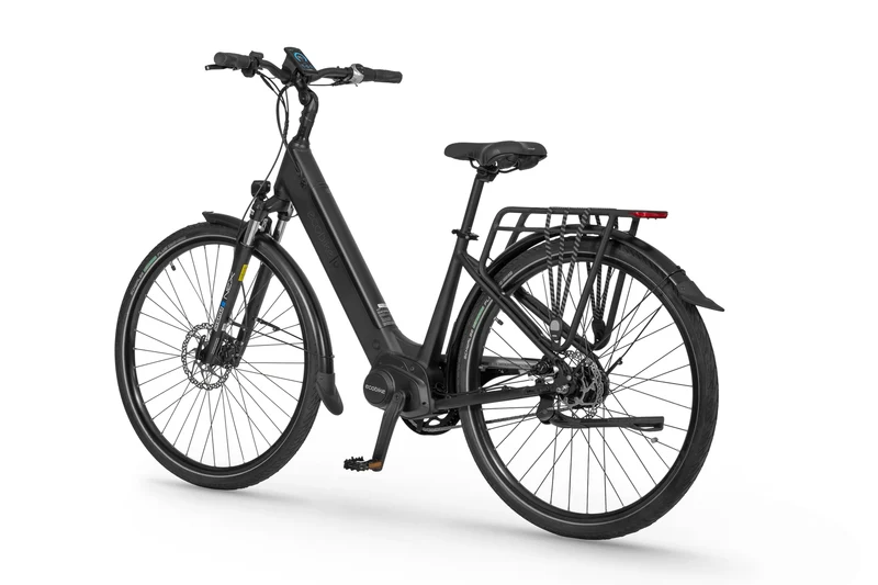 Ecobike LX Schwarz - City E-Bike Pedelec, Ananda 100Nm mit NABENSCHALTUNG