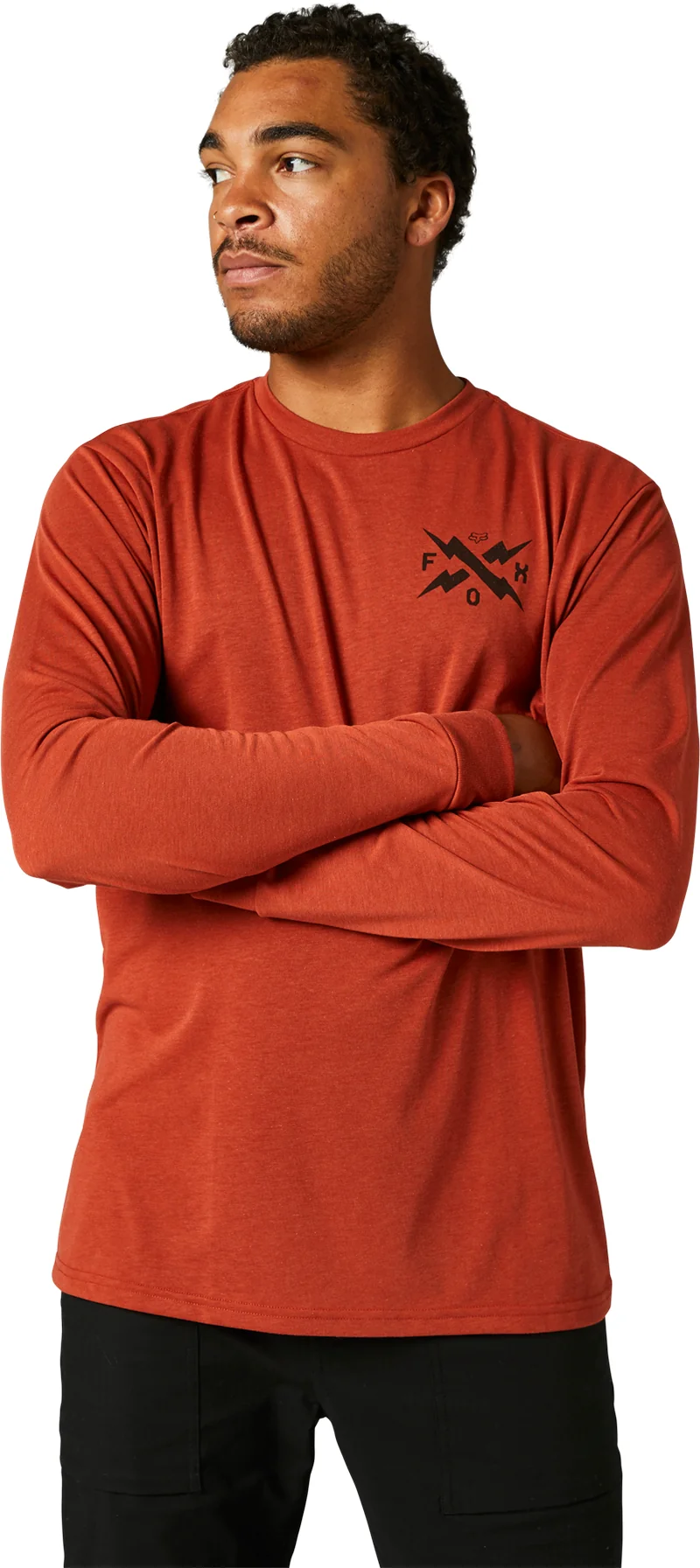 Fox langärmliges Funktions-T-Shirt Calibrated