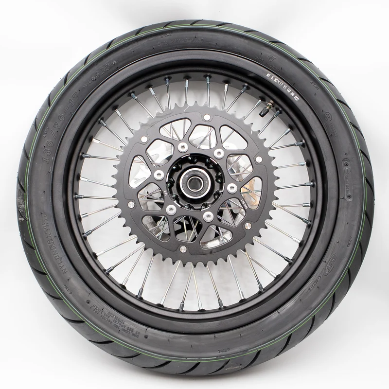 Supermoto 17 Zoll Komplettrad Set für Talaria Komodo