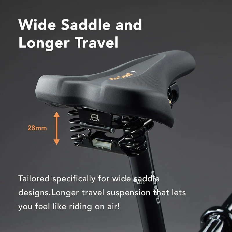 Air Seat 1 AFT Feder-Sattel – Komfortabler breiter Sattel